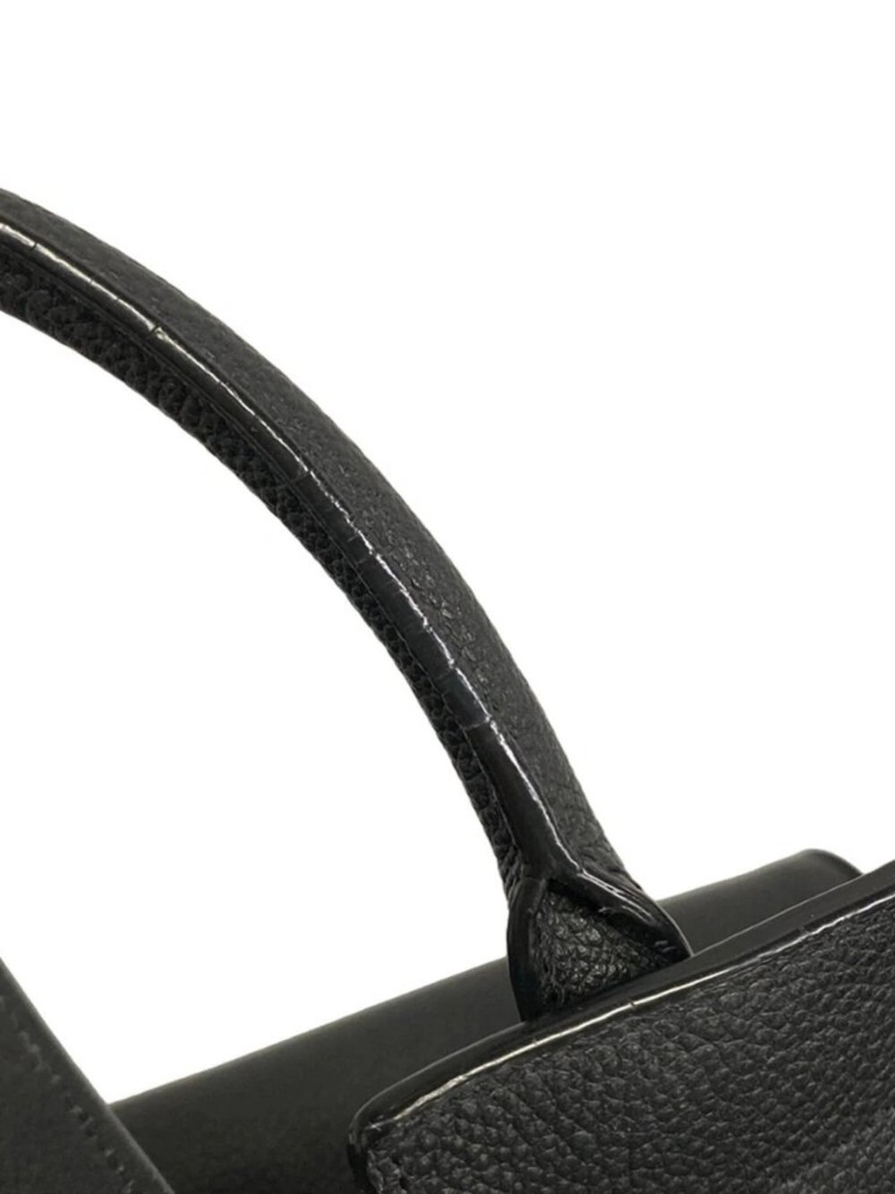 SAINT LAURENT PARIS Baby Tote Downtown 635346 Black Leather Handbag - Picture 8 of 15